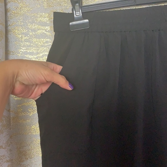 VINTAGE🧚‍♀️TAHARI Black High Waisted Cargo Flare/Wild Leg Pants/Trousers - Picture 6 of 15